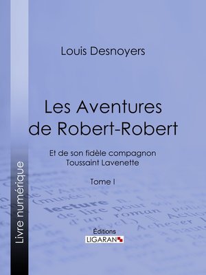 cover image of Les Aventures de Robert-Robert